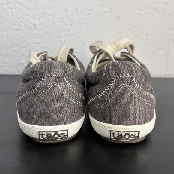 Taos Shoes Womens 5.5 Star Casual Low Top Lace Up Sneakers STA-12844 Gray Round - Picture 7 of 11